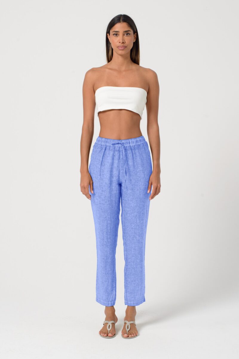 arisum Leinenhose „Bay“ – Elegante Damen Sommerhose in Blau - Image 4