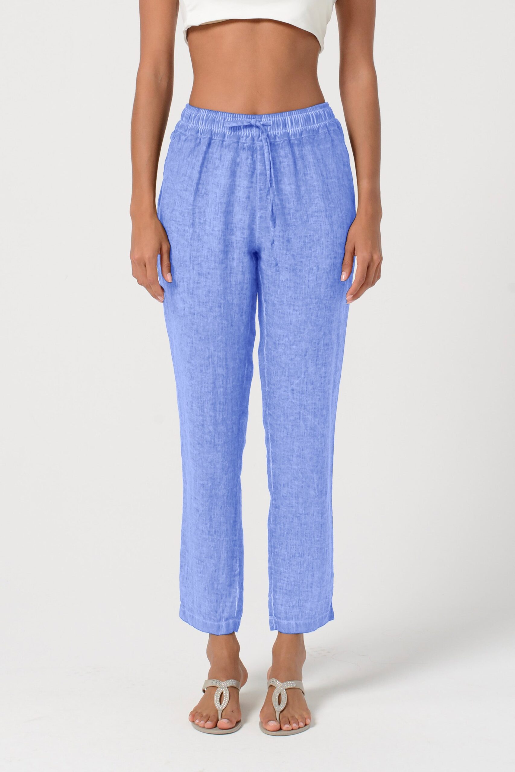 arisum Leinenhose „Bay“ – Elegante Damen Sommerhose in Blau - Image 5