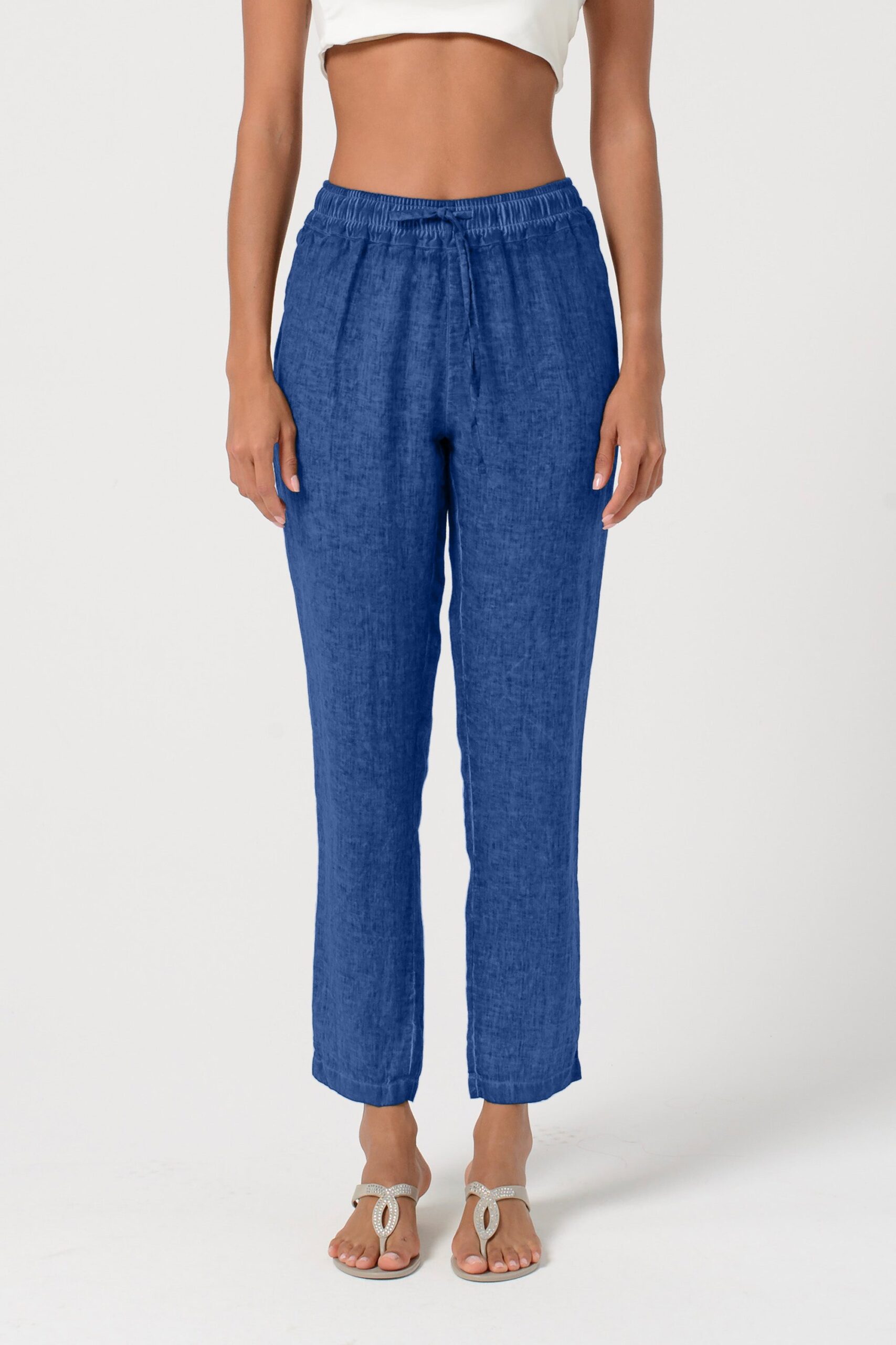 arisum Leinenhose „Pacific“ – Damen Sommerhose in sanftem Blau - Image 5