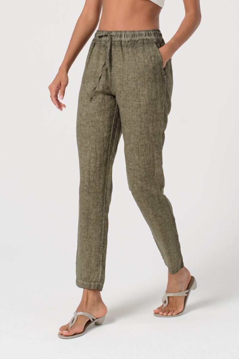 arisum Leinenhose „Willow“ – Elegante Damen Sommerhose in Naturton - Image 2