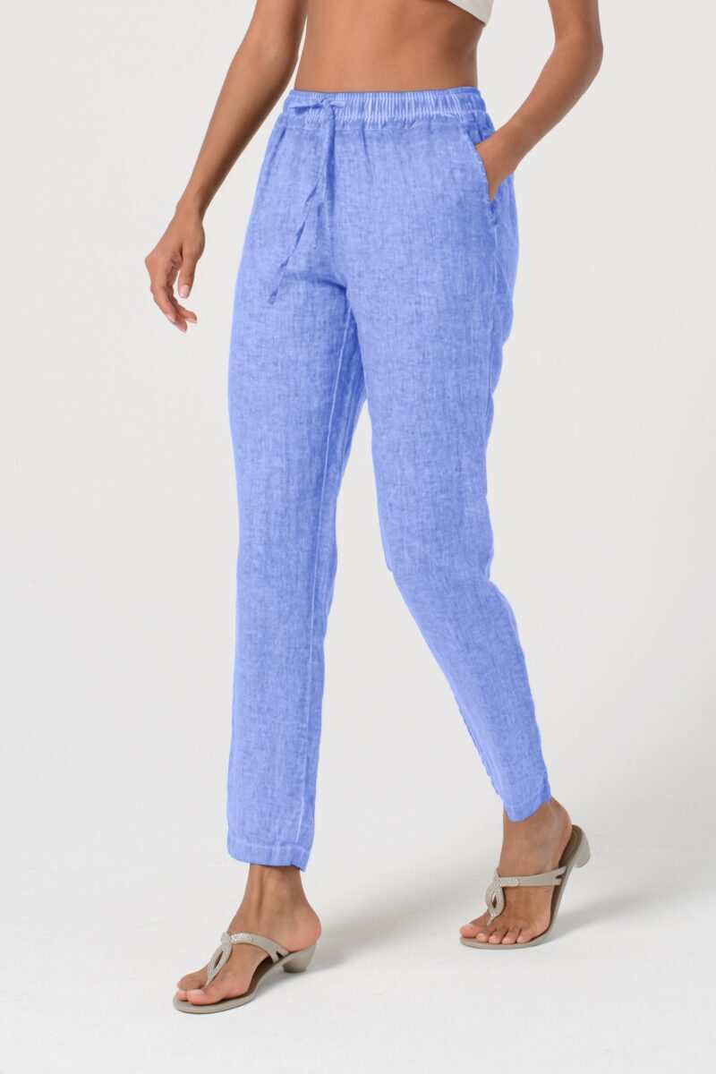 arisum Leinenhose „Bay“ – Elegante Damen Sommerhose in Blau