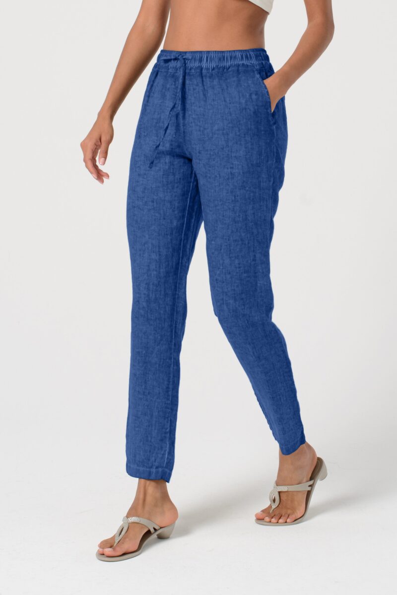 arisum Leinenhose „Pacific“ – Damen Sommerhose in sanftem Blau - Image 4