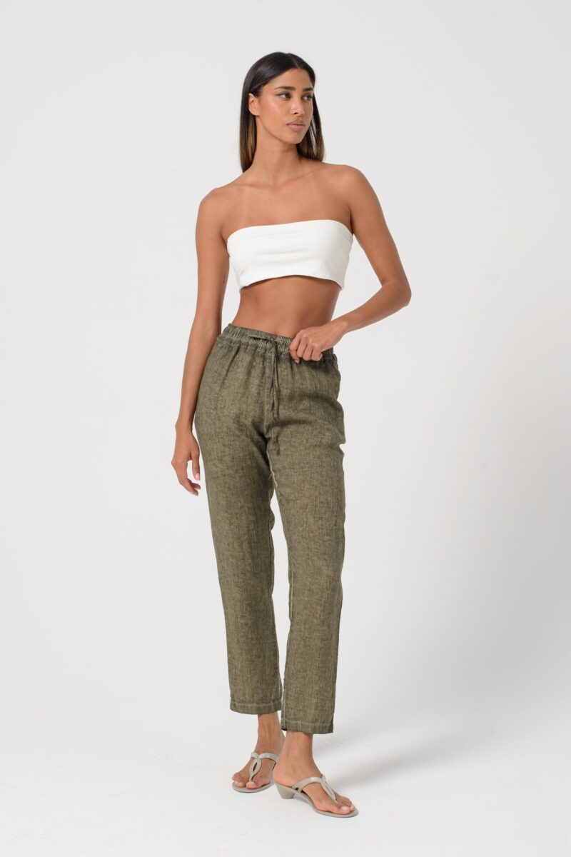 arisum Leinenhose „Willow“ – Elegante Damen Sommerhose in Naturton - Image 4