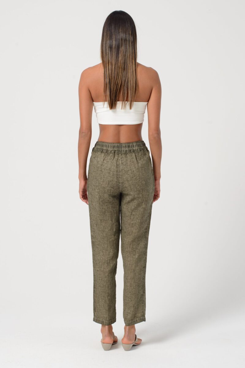 arisum Leinenhose „Willow“ – Elegante Damen Sommerhose in Naturton - Image 3
