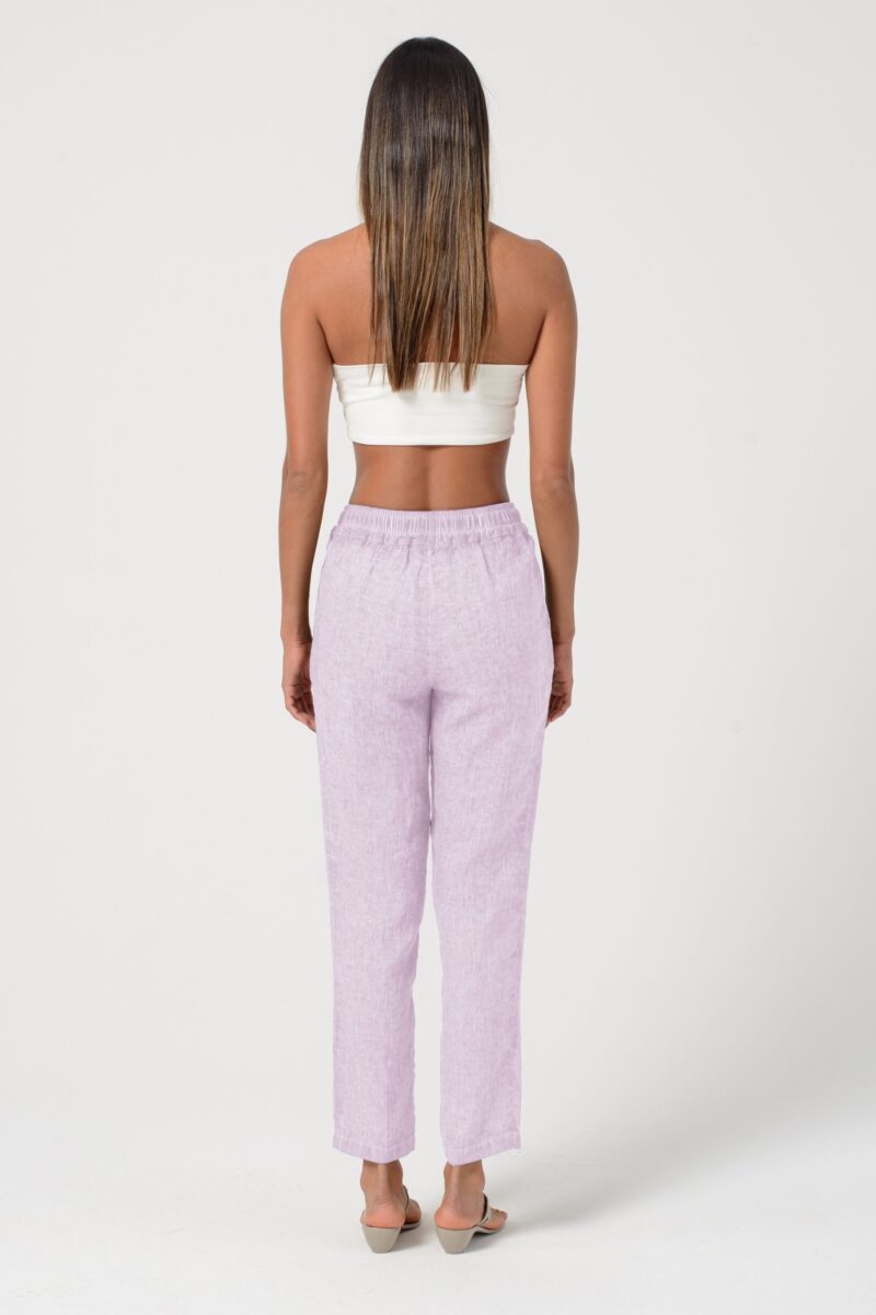arisum Leinenhose „Flora“ – Leichte Damen Sommerhose in sanftem Grün - Image 3