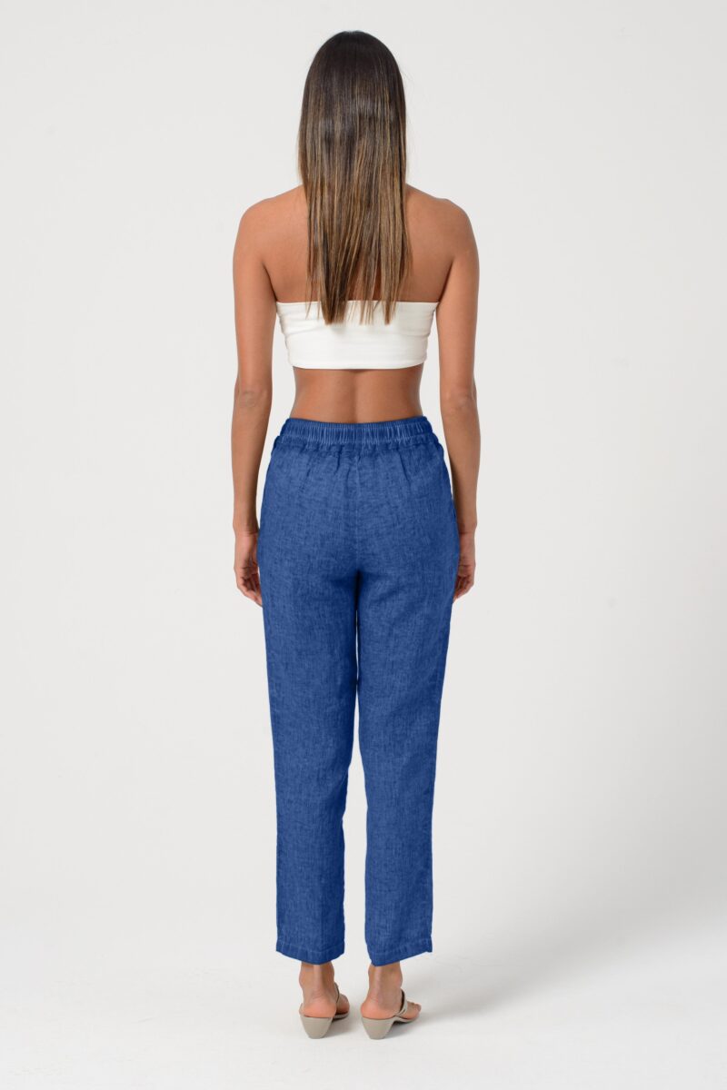 arisum Leinenhose „Pacific“ – Damen Sommerhose in sanftem Blau - Image 3