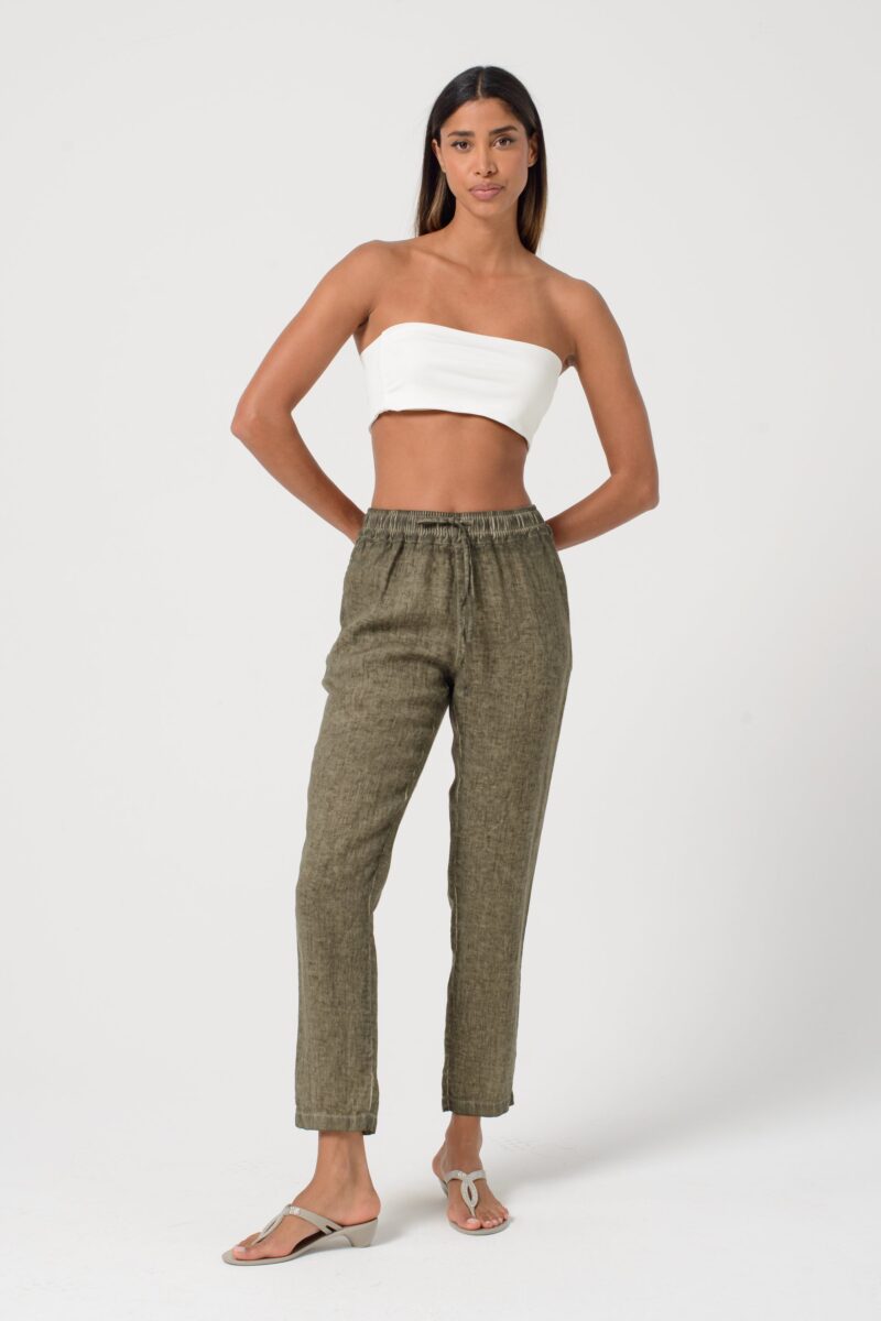 arisum Leinenhose „Willow“ – Elegante Damen Sommerhose in Naturton - Image 5