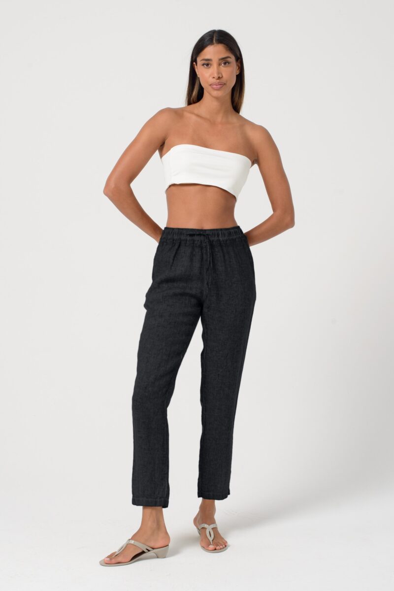 arisum Leinenhose „Tonga“ – Damen Sommerhose in warmem Sandton - Image 4