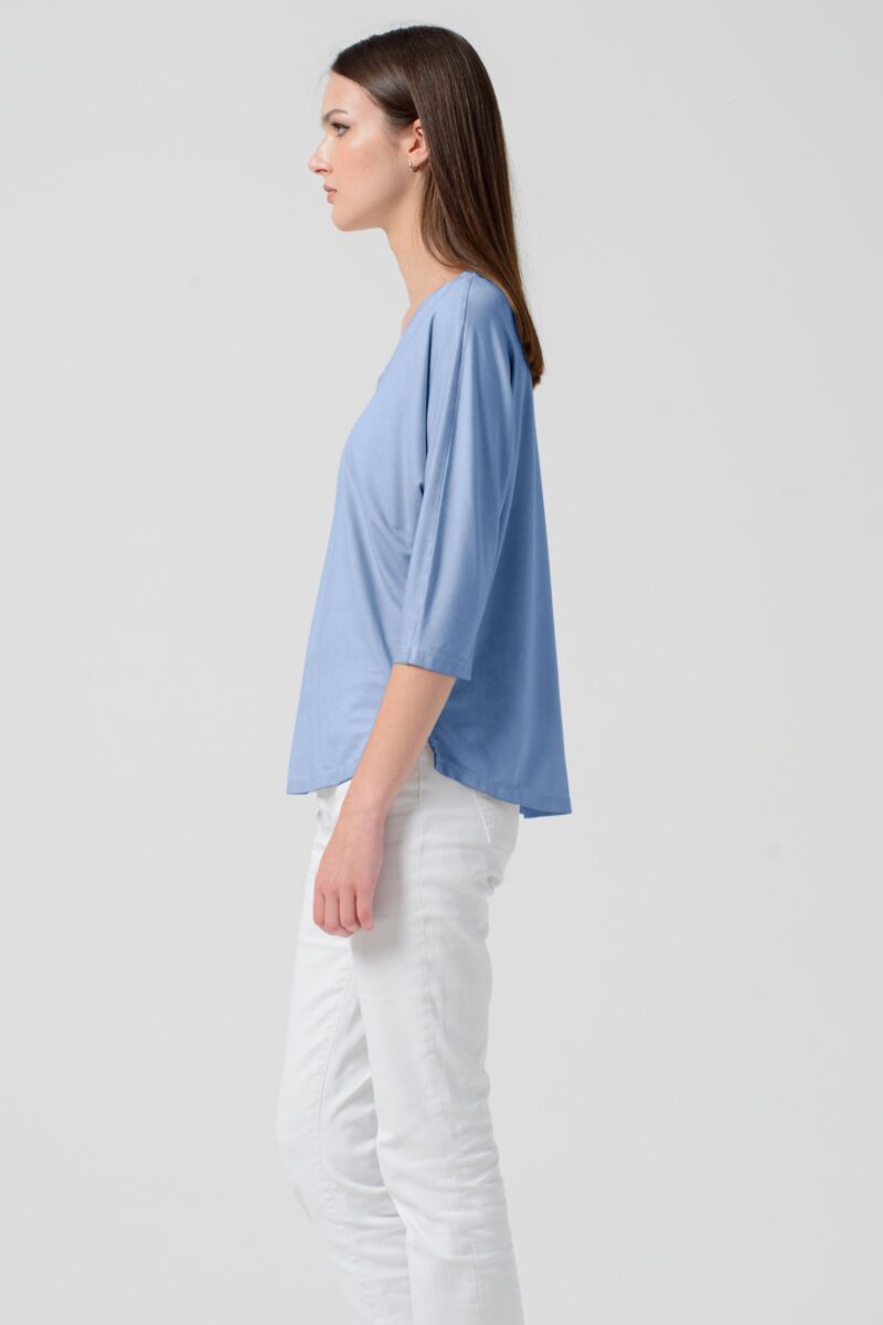 arisum Kimora T-Shirt „Vento“ – Damen Shirt in sanftem Hellgrau - Image 2