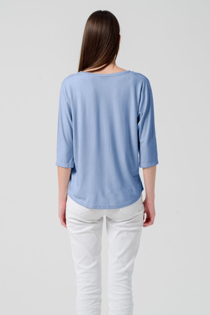 arisum Kimora T-Shirt „Vento“ – Damen Shirt in sanftem Hellgrau - Image 3