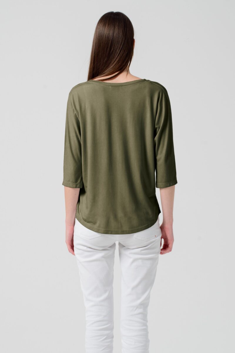 arisum Kimora T-Shirt „Willow“ – Damen Shirt in sanftem Grün - Image 3