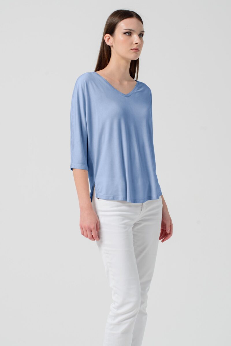 arisum Kimora T-Shirt „Vento“ – Damen Shirt in sanftem Hellgrau - Image 4