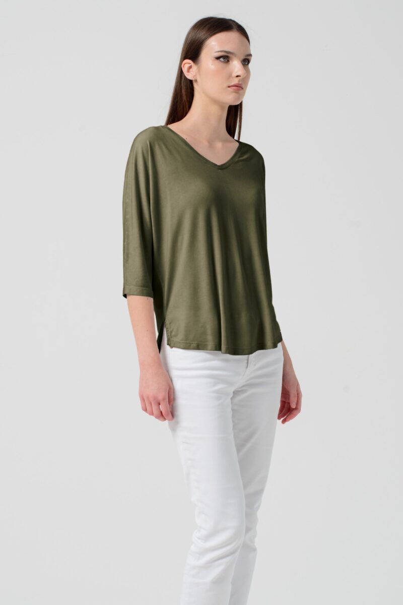arisum Kimora T-Shirt „Willow“ – Damen Shirt in sanftem Grün - Image 2